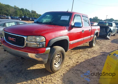 2002 GMC Sierra 1500Hd Sle from USA, damaged, VIN 1GTGK13U92F219486
